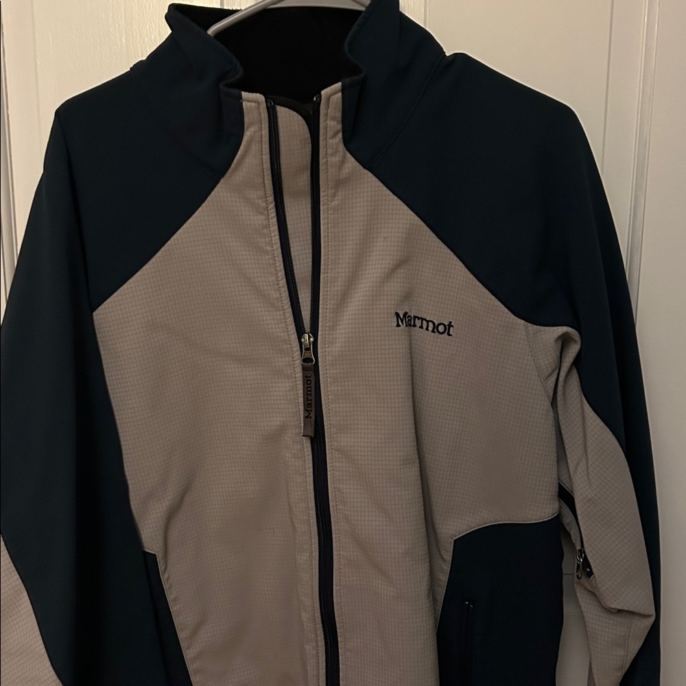 Marmot Navy and Gray Softshell Jacket